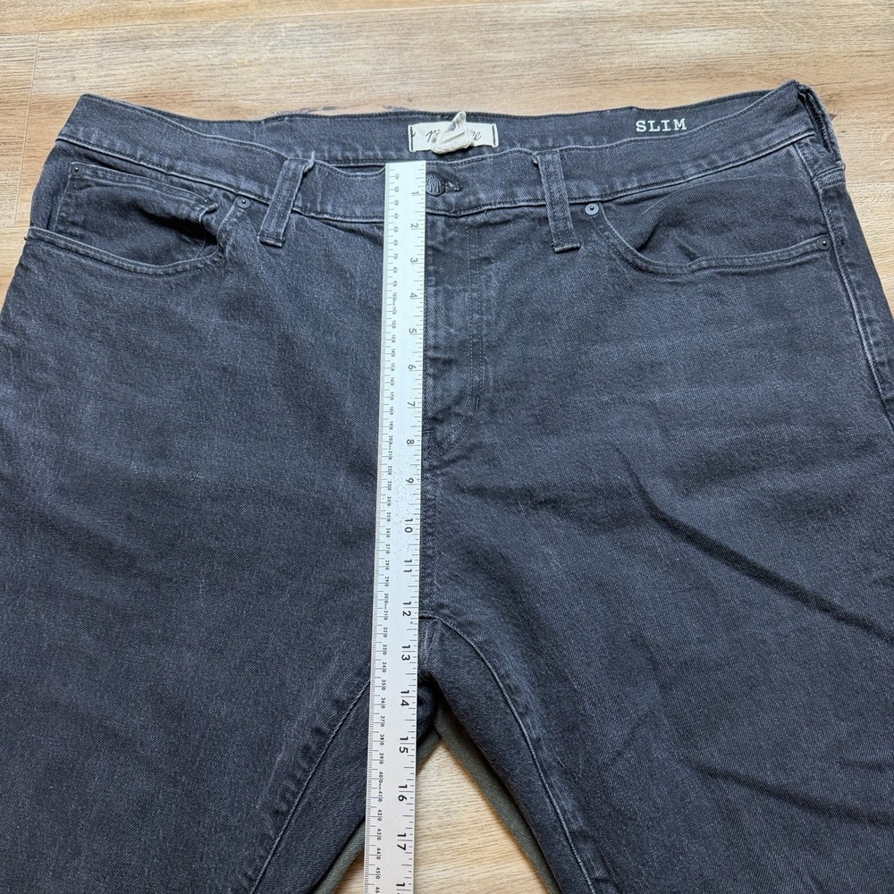 Madewell Jeans Men‎ 40x32 *LOT OF 2* Green Black Athletic Slim Fit Stretch Denim - Picture 13 of 16